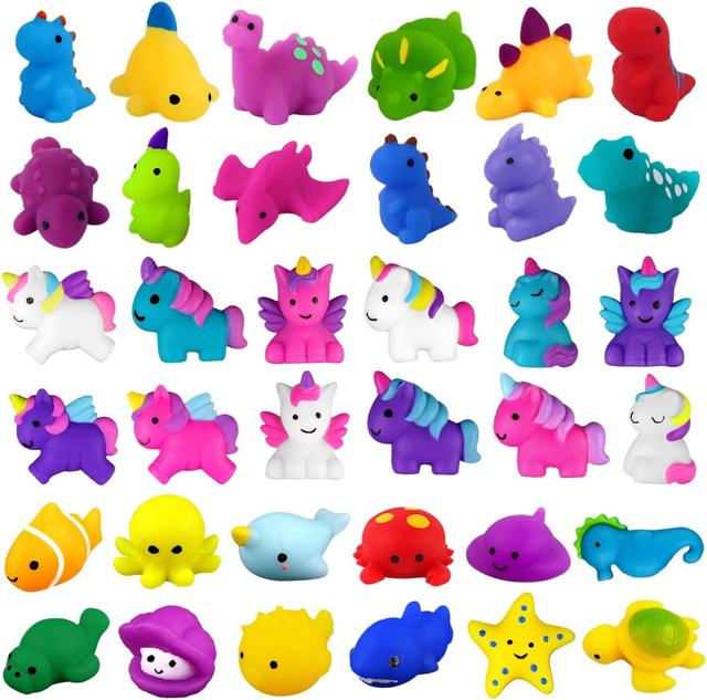 Mochi Animal Squishies — 10 pcs