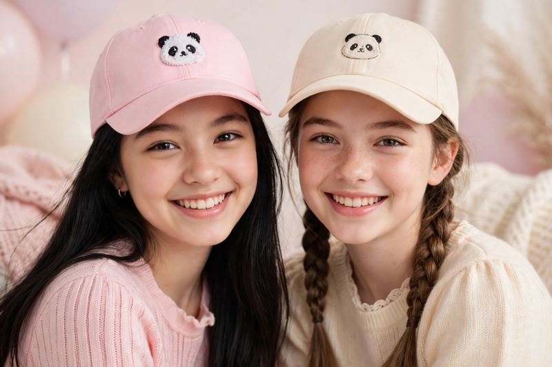 Panda Cap — Embroidered