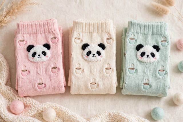 Panda Socks β 3 Pairs