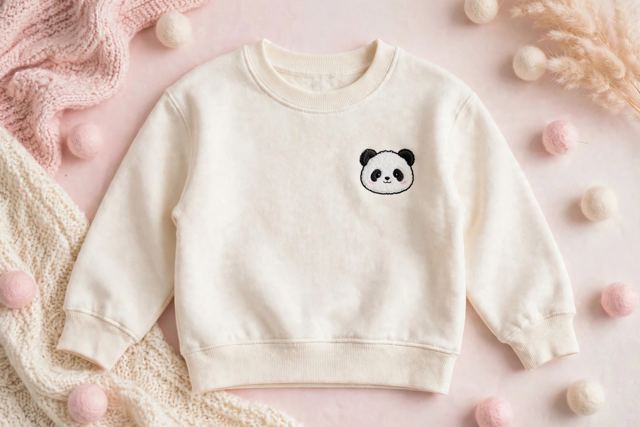 Panda Sweatshirt β Cream